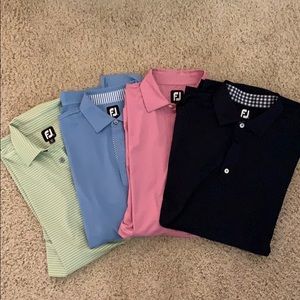 Four Men’s golf polos